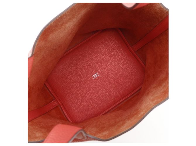 Hermès Hermes Picotin Lock Clemence GM Rosa - vista 4