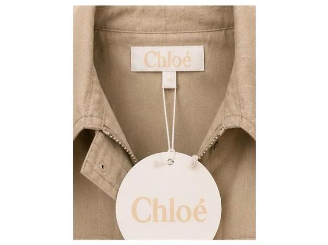 Mono de rayas beige Chloé - vista 4