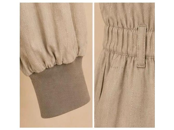 Mono de rayas beige Chloé - vista 6