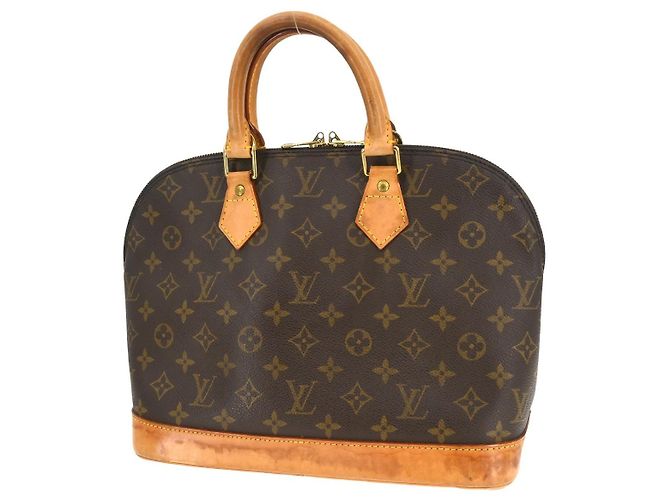 Louis Vuitton Alma Monogram Canvas MM Marrone - vista 2