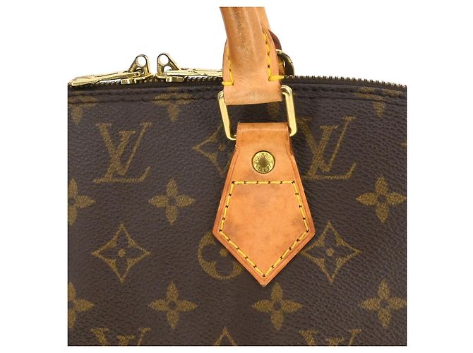 Louis Vuitton Alma Monogram Canvas MM Marrone - vista 3