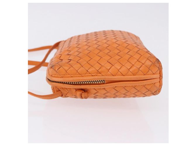 Bottega Veneta Nodini Intrecciato Nappa Small Arancione - vista 4