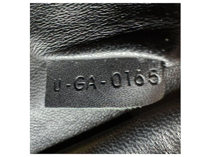 Céline Borsa Celine Luggage Micro Shopper Nero Crudo Giallo - vista 13
