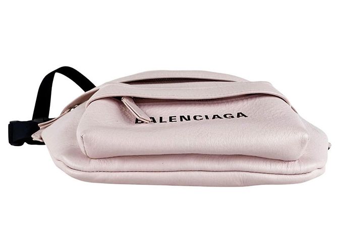 Borsa a tracolla Balenciaga nera e rosa in pelle Nero - vista 4