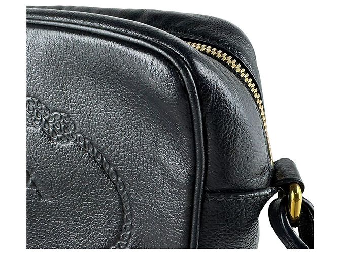 Prada Schultertasche aus schwarzem Leder - Ansicht 6