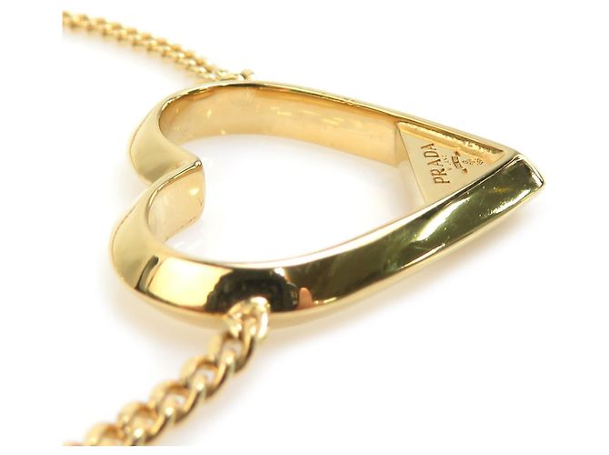 Bracciale con charm dorato Prada D'oro - vista 3
