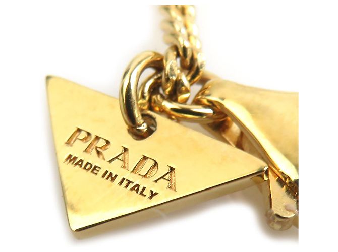 Bracciale con charm dorato Prada D'oro - vista 5