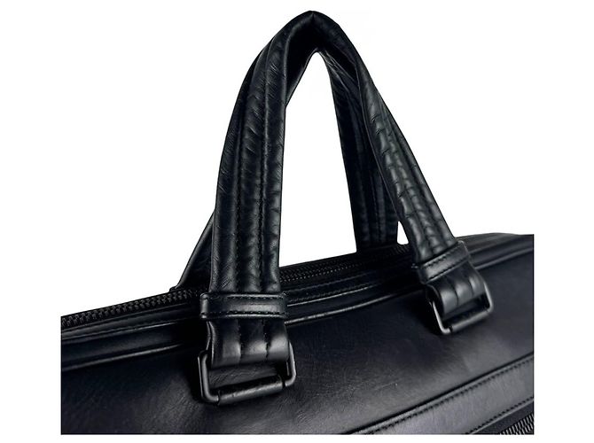 Borsa a mano in pelle nera Bottega Veneta Nero - vista 10