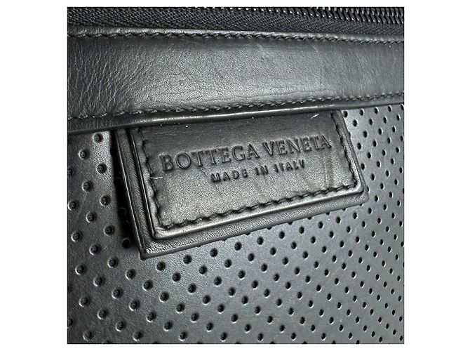Borsa a mano in pelle nera Bottega Veneta Nero - vista 12