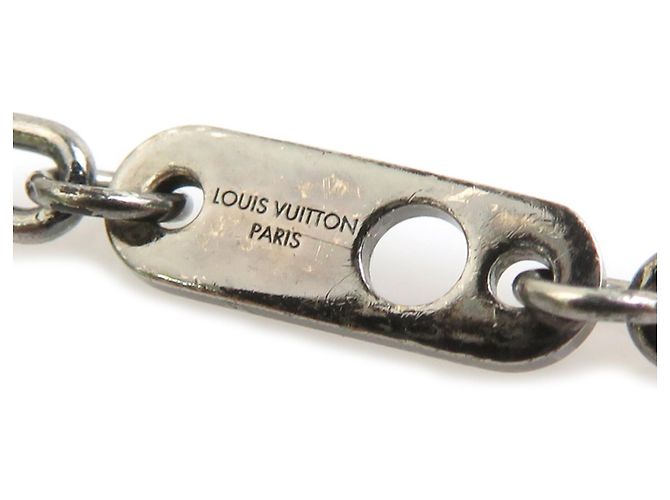 Louis Vuitton Silberkette mit Anhänger - Ansicht 5