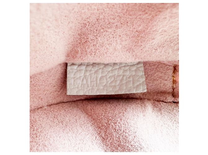 Borsa Louis Vuitton Monogram Mahina Bella Rosa Bianco - vista 13