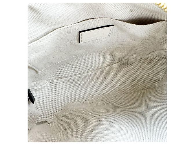 Borsa a tracolla in pelle avorio Gucci Crudo - vista 5