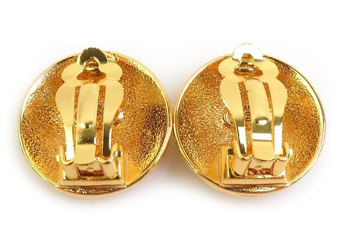 Orecchini a clip in metallo dorato Chanel D'oro - vista 5