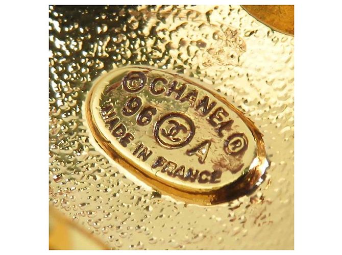 Orecchini a clip in metallo dorato Chanel D'oro - vista 7