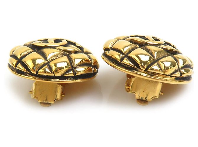 Orecchini a clip dorati Chanel D'oro - vista 4