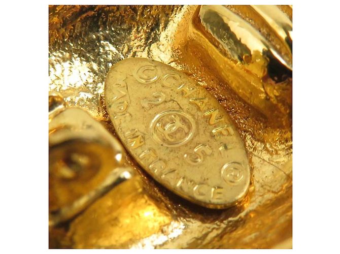 Orecchini a clip dorati Chanel D'oro - vista 8