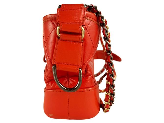 Chanel Gabrielle de Small Hobo Schultertasche Orange - Ansicht 2