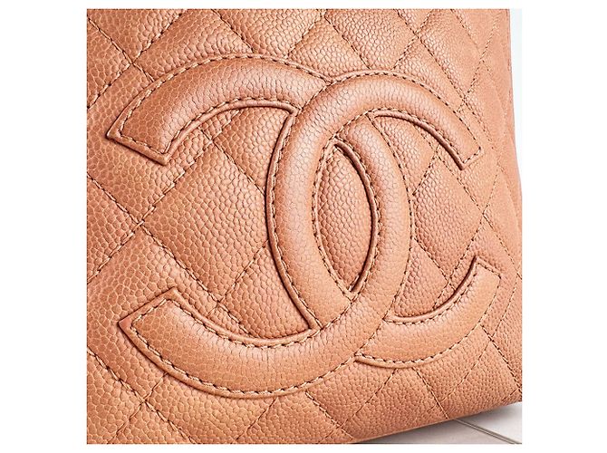 Borsa Chanel PST in pelle di vitello granulata rosa - vista 11
