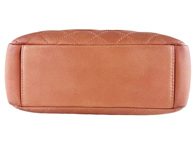 Borsa Chanel PST in pelle di vitello granulata rosa - vista 4