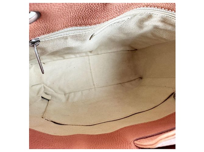 Borsa Chanel PST in pelle di vitello granulata rosa - vista 5