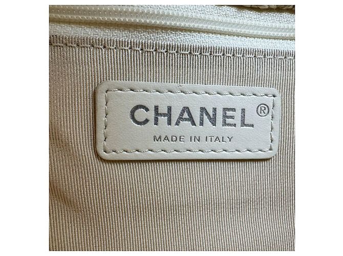 Borsa in pelle e vinile Chanel Giallo - vista 12