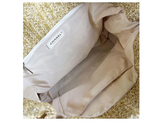 Borsa in pelle e vinile Chanel Giallo - vista 5