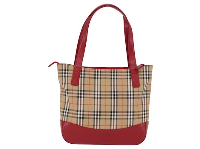 Burberry Nova Check Tela e pelle Beige - vista 2