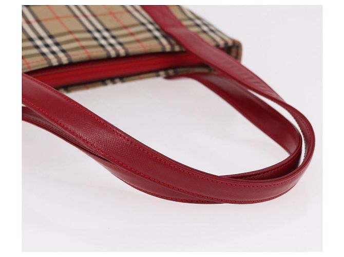 Burberry Nova Check Tela e pelle Beige - vista 6