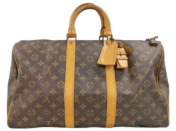 Louis Vuitton Keepall Monogram Canvas 45 Marrone - vista 2