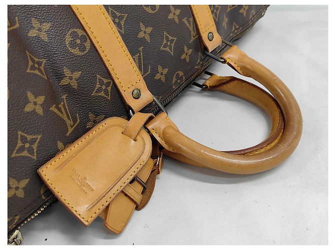 Louis Vuitton Keepall Monogram Canvas 45 Marrone - vista 3