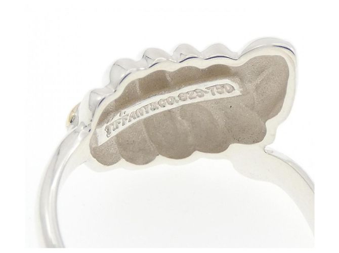 Anello a fascia in argento e oro giallo Tiffany & Co. - vista 4