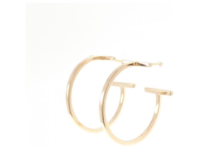 Orecchini a cerchio T Wire Medium di Tiffany & Co. - vista 2