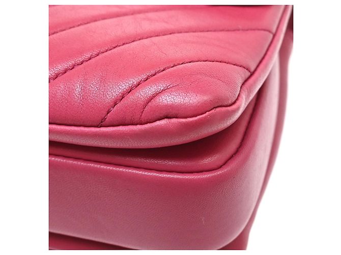 Chanel Trendy CC Top Handle Chevron Lambskin Medium Rosa - vista 5