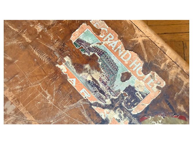 Louis Vuitton Antiker Lederkoffer Braun - Ansicht 20