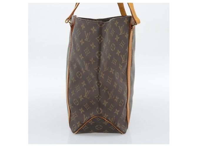 Borsa Louis Vuitton Shopping Sac Monogram Marrone - vista 3