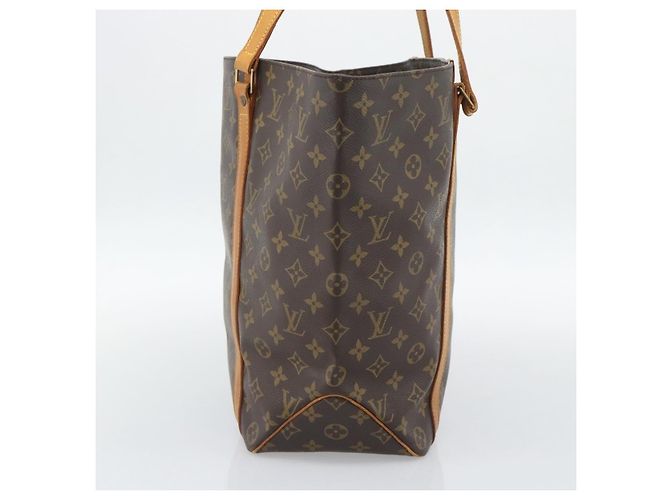 Borsa Louis Vuitton Shopping Sac Monogram Marrone - vista 4