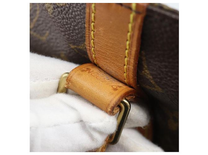Borsa Louis Vuitton Shopping Sac Monogram Marrone - vista 7
