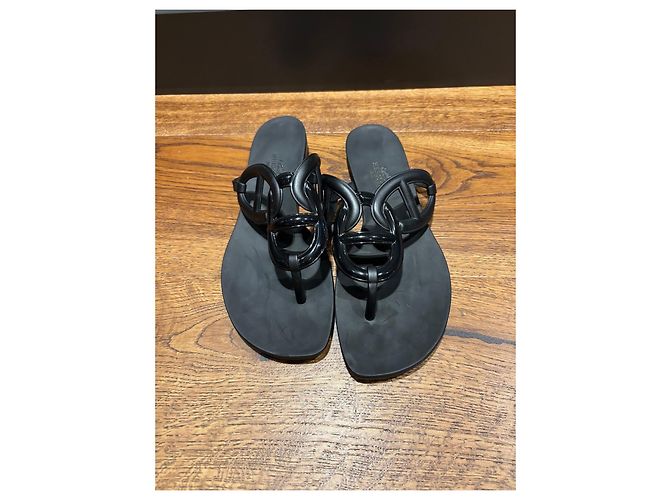 Sandali Hermès Egerie 40 Nero - vista 2
