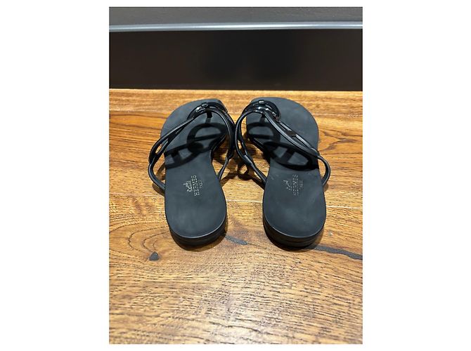 Sandali Hermès Egerie 40 Nero - vista 3