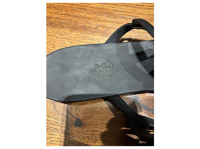 Sandali Hermès Egerie 40 Nero - vista 5