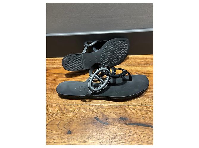 Sandali Hermès Egerie 40 Nero - vista 7