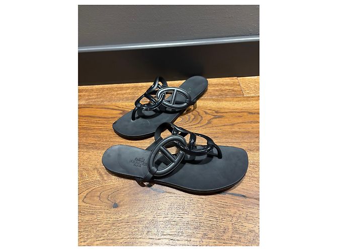 Sandali Hermès Egerie 40 Nero - vista 9