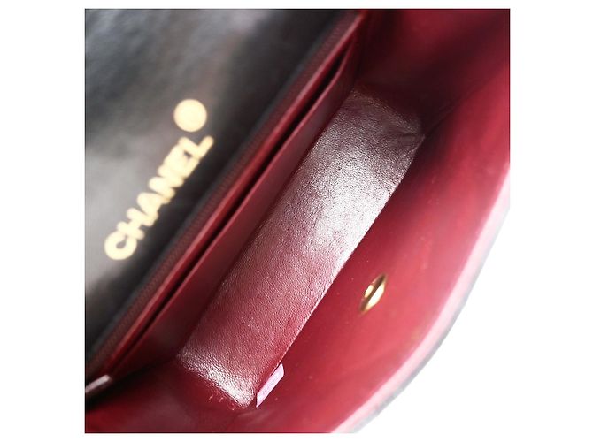 Chanel Vintage Square Classic Flap gestepptes Lammleder Small Schwarz - Ansicht 5