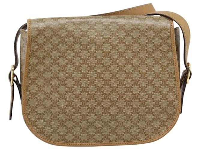 Céline Celine Vintage Macadam Canvas Small Beige - vista 2