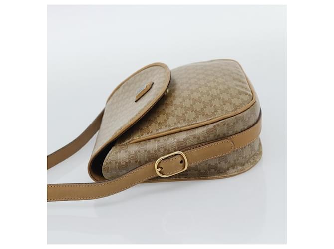 Céline Celine Vintage Macadam Canvas Small Beige - vista 3