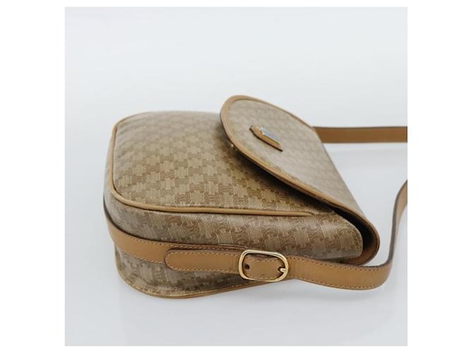 Céline Celine Vintage Macadam Canvas Small Beige - vista 4