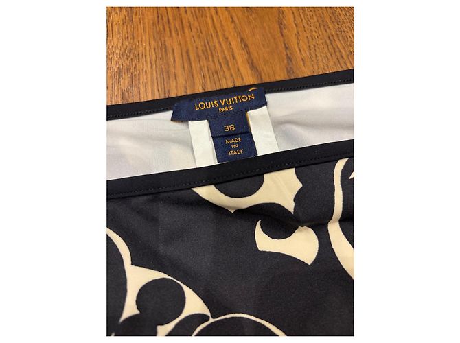 Bikini Monogram Louis Vuitton Negro Beige - vista 2