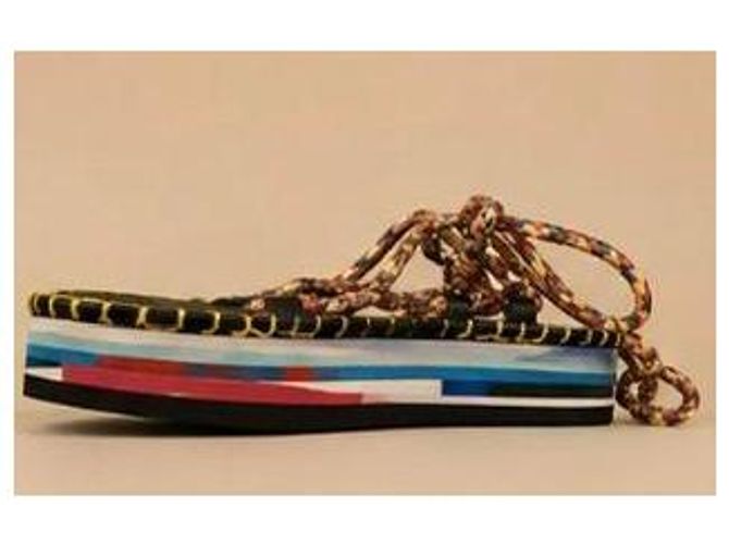 Chloé Sandali bassi Chloe Lou Multicolor 1 Multicolore - vista 3