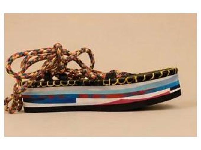 Chloé Sandali bassi Chloe Lou Multicolor 1 Multicolore - vista 4
