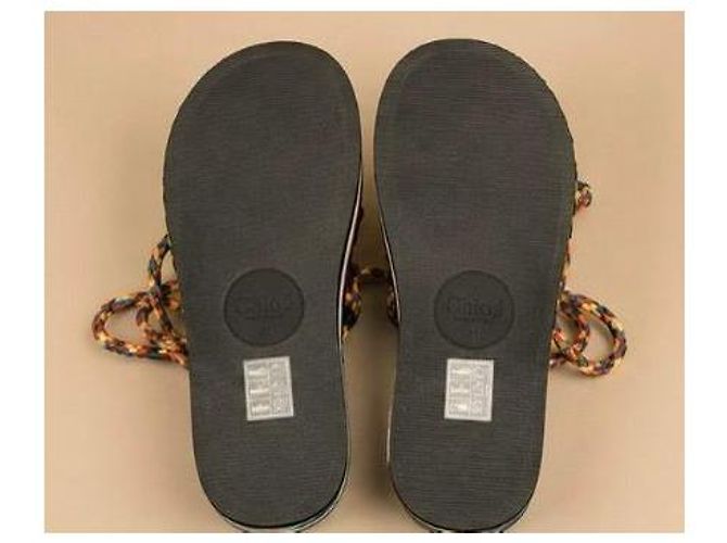 Chloé Sandali bassi Chloe Lou Multicolor 1 Multicolore - vista 5
